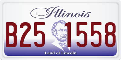 IL license plate B251558