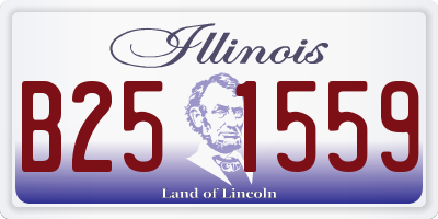 IL license plate B251559