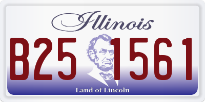 IL license plate B251561