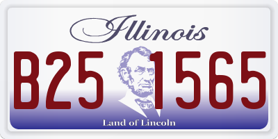 IL license plate B251565