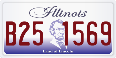 IL license plate B251569