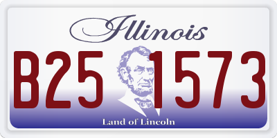 IL license plate B251573