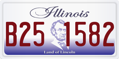 IL license plate B251582