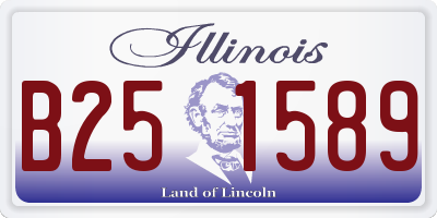 IL license plate B251589