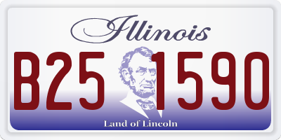 IL license plate B251590
