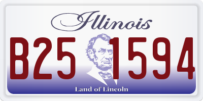 IL license plate B251594