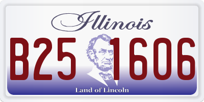 IL license plate B251606