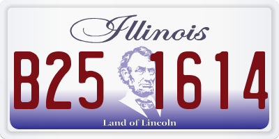 IL license plate B251614