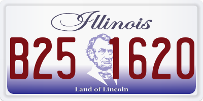 IL license plate B251620