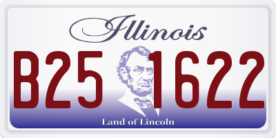 IL license plate B251622