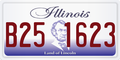 IL license plate B251623
