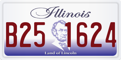IL license plate B251624
