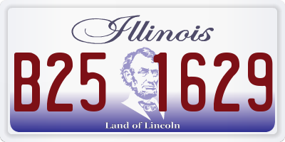IL license plate B251629