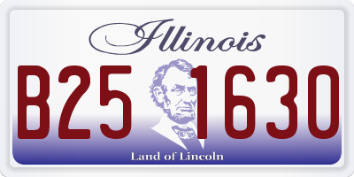 IL license plate B251630