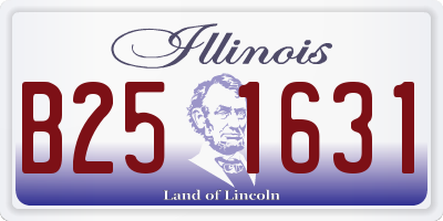 IL license plate B251631