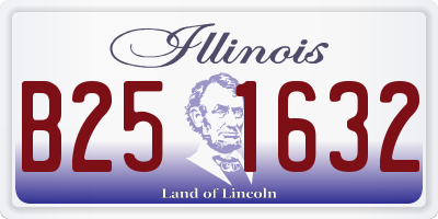 IL license plate B251632