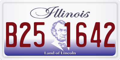 IL license plate B251642