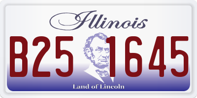IL license plate B251645