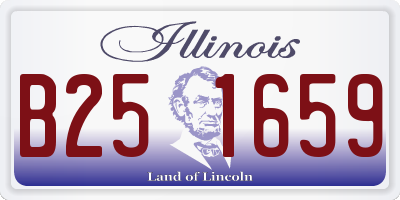 IL license plate B251659