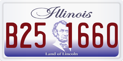 IL license plate B251660