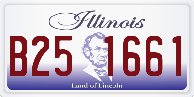 IL license plate B251661