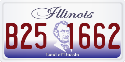 IL license plate B251662