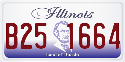 IL license plate B251664