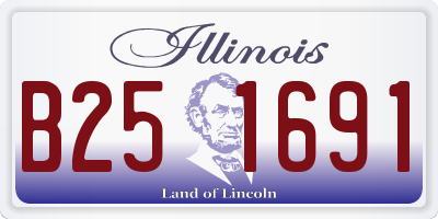 IL license plate B251691