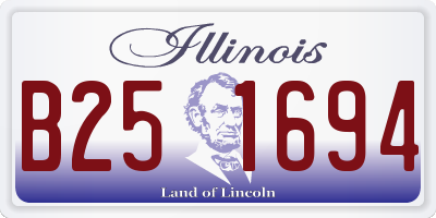 IL license plate B251694