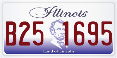 IL license plate B251695