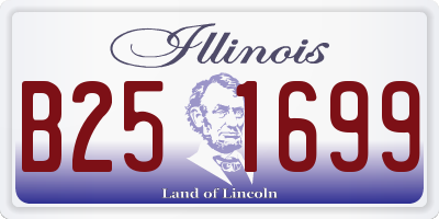 IL license plate B251699