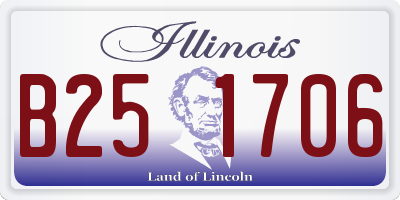 IL license plate B251706
