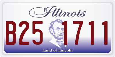 IL license plate B251711