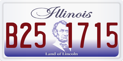 IL license plate B251715