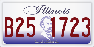 IL license plate B251723