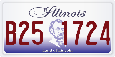 IL license plate B251724