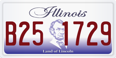 IL license plate B251729