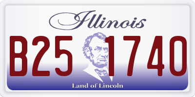 IL license plate B251740