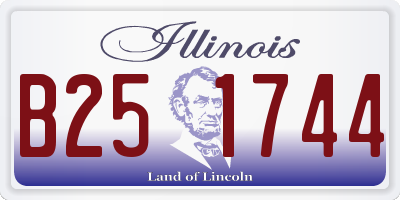 IL license plate B251744