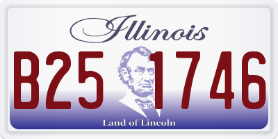 IL license plate B251746