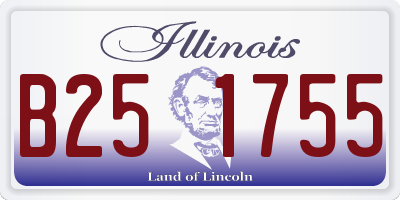 IL license plate B251755
