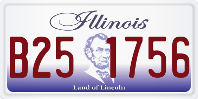 IL license plate B251756