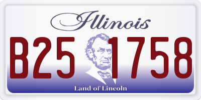 IL license plate B251758