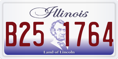 IL license plate B251764
