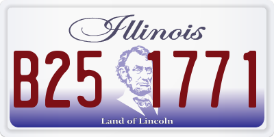 IL license plate B251771