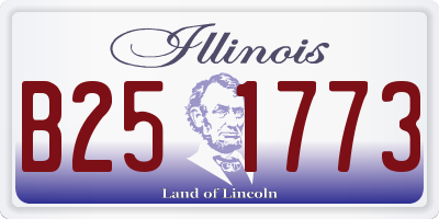 IL license plate B251773