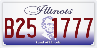 IL license plate B251777