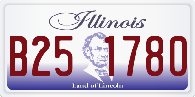 IL license plate B251780
