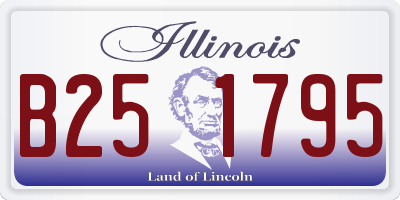 IL license plate B251795