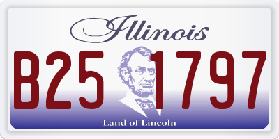IL license plate B251797